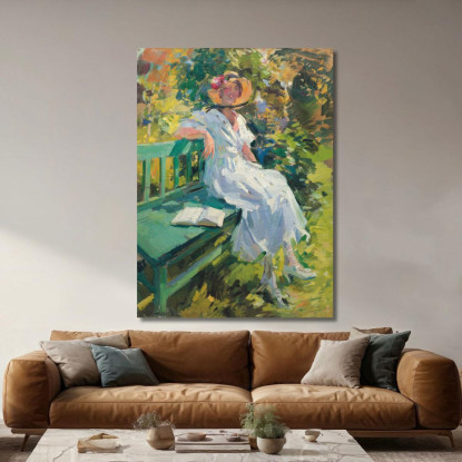 Nel Giardino Konstantin Alexeevich Korovin kak8 quadro stampato su tela