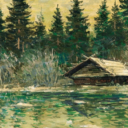Il Pescatore Konstantin Alexeevich Korovin kak12 quadro stampato su tela