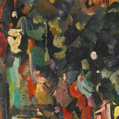 Parigi Di Notte Konstantin Alexeevich Korovin kak17 quadro stampato su tela
