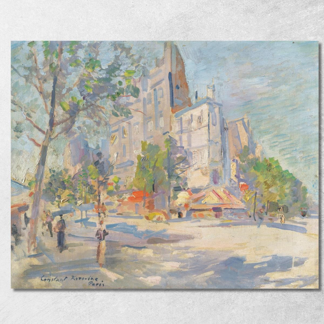 Parigi In Primavera Konstantin Alexeevich Korovin kak18 quadro stampato su tela