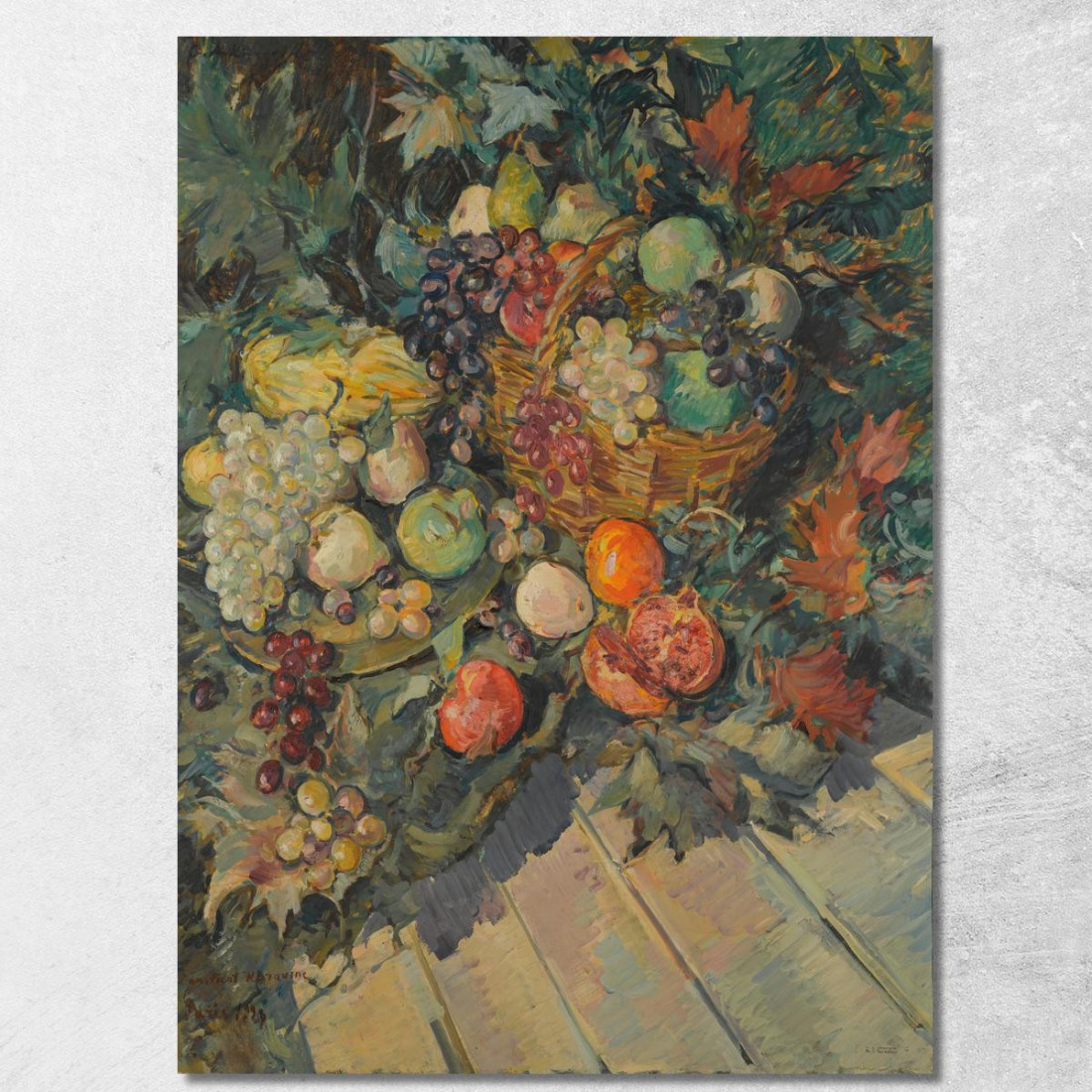 Natura Morta Con Frutta Konstantin Alexeevich Korovin kak29 quadro stampato su tela Natura Morta Con Frutta Konstantin Alexeevich Korovin kak29 quadro stampato su tela
