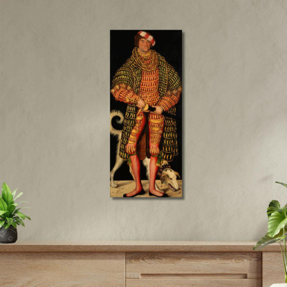 Duca Enrico Il Pio Lucas Cranach the Elder lce17 quadro stampato su tela