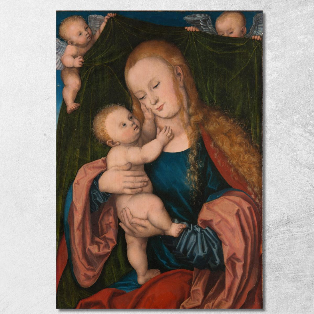 Madonna Col Bambino 3 Lucas Cranach the Elder lce32 quadro stampato su tela Madonna Col Bambino 3 Lucas Cranach the Elder lce32 quadro stampato su tela