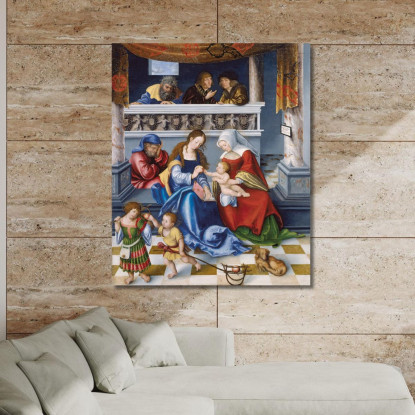 La Parentela Sacra Lucas Cranach the Elder lce70 quadro stampato su tela