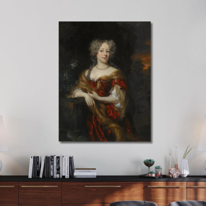 Ritratto Di Una Dama 2 Nicolaes Maes nma15 quadro stampato su tela