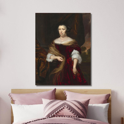 Ritratto Di Una Dama 4 Nicolaes Maes nma17 quadro stampato su tela