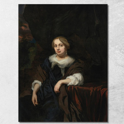 Ritratto Di Una Dama 5 Nicolaes Maes nma18 quadro stampato su tela