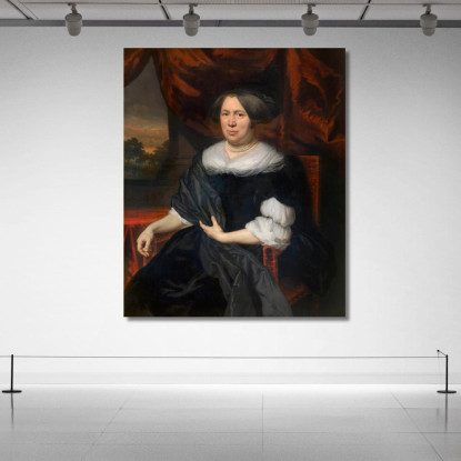 Ritratto Di Una Donna 2 Nicolaes Maes nma23 quadro stampato su tela