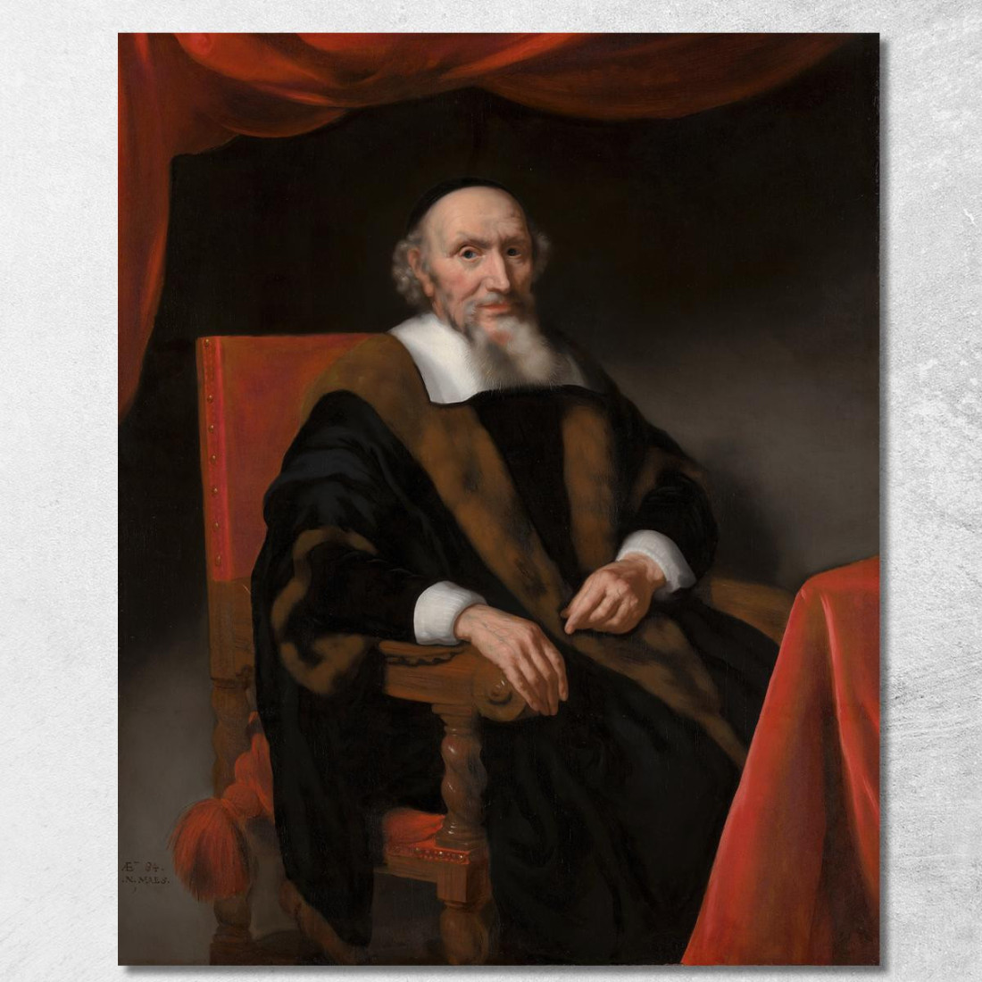 Ritratto Di Jacob Trip Nicolaes Maes nma28 quadro stampato su tela Ritratto Di Jacob Trip Nicolaes Maes nma28 quadro stampato su tela