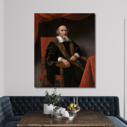 Ritratto Di Jacob Trip Nicolaes Maes nma28 quadro stampato su tela