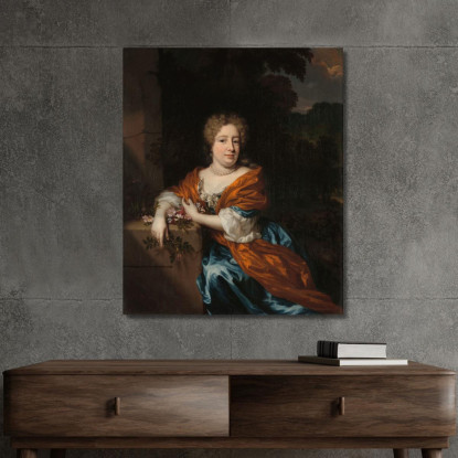 Ritratto Di Petronella Dunois Nicolaes Maes nma30 quadro stampato su tela