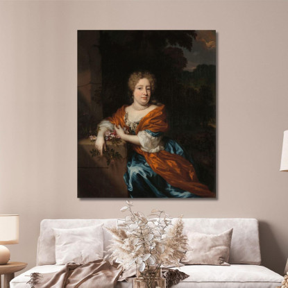 Ritratto Di Petronella Dunois Nicolaes Maes nma30 quadro stampato su tela