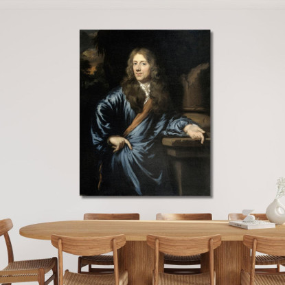 Ritratto Di Willem Pottey Avvocato E Contabile Generale Di Flushing Nicolaes Maes nma33 quadro stampato su tela