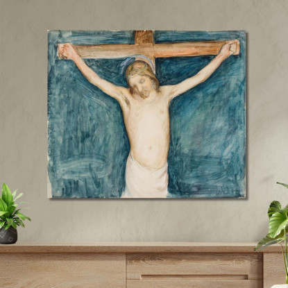 Crocifissione Pekka Halonen phl3 quadro stampato su tela