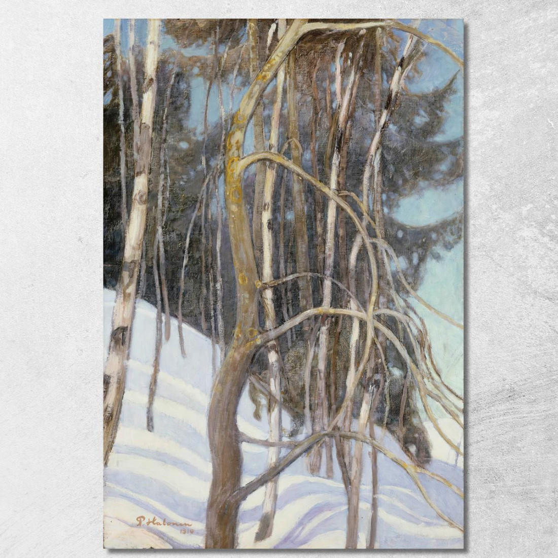 Giorno Di Marzo Pekka Halonen phl4 quadro stampato su tela Giorno Di Marzo Pekka Halonen phl4 quadro stampato su tela