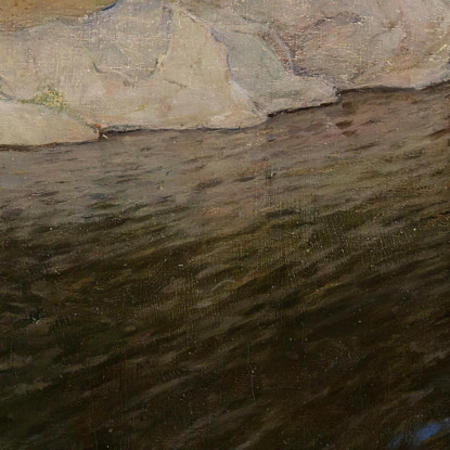 Riva Del Fiume Pekka Halonen phl17 quadro stampato su tela