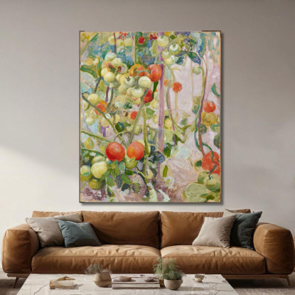 Pomodori Pekka Halonen phl31 quadro stampato su tela