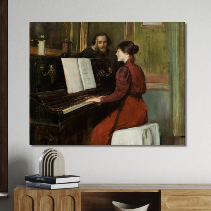 Una Storia D'Amore Santiago Rusiñol srs1 quadro stampato su tela