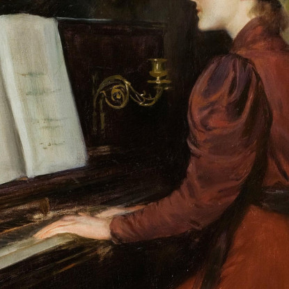 Una Storia D'Amore Santiago Rusiñol srs1 quadro stampato su tela