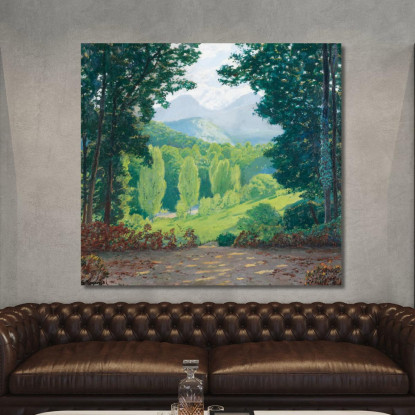 Il Montseny Santiago Rusiñol srs10 quadro stampato su tela