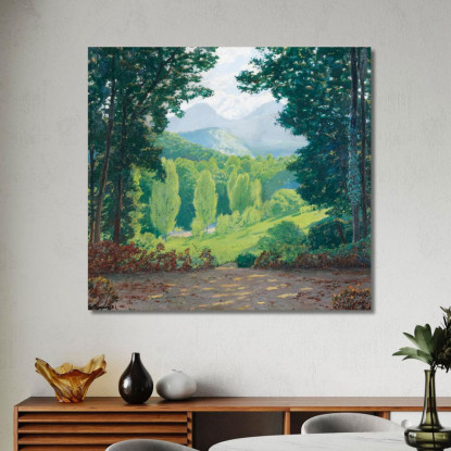 Il Montseny Santiago Rusiñol srs10 quadro stampato su tela