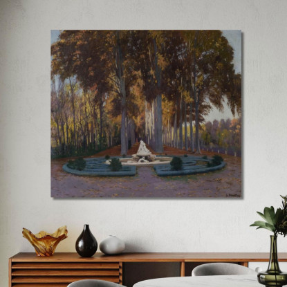 Autunnale Santiago Rusiñol srs26 quadro stampato su tela