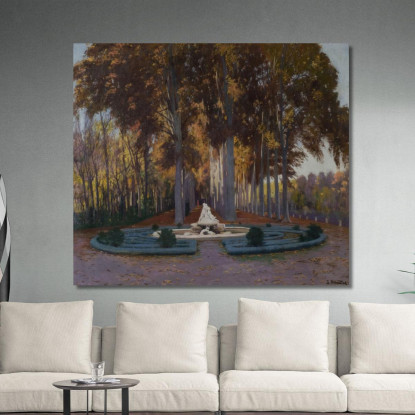 Autunnale Santiago Rusiñol srs26 quadro stampato su tela