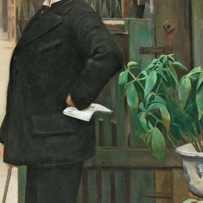 Ritratto Di Miquel Utrillo 2 Santiago Rusiñol srs31 quadro stampato su tela