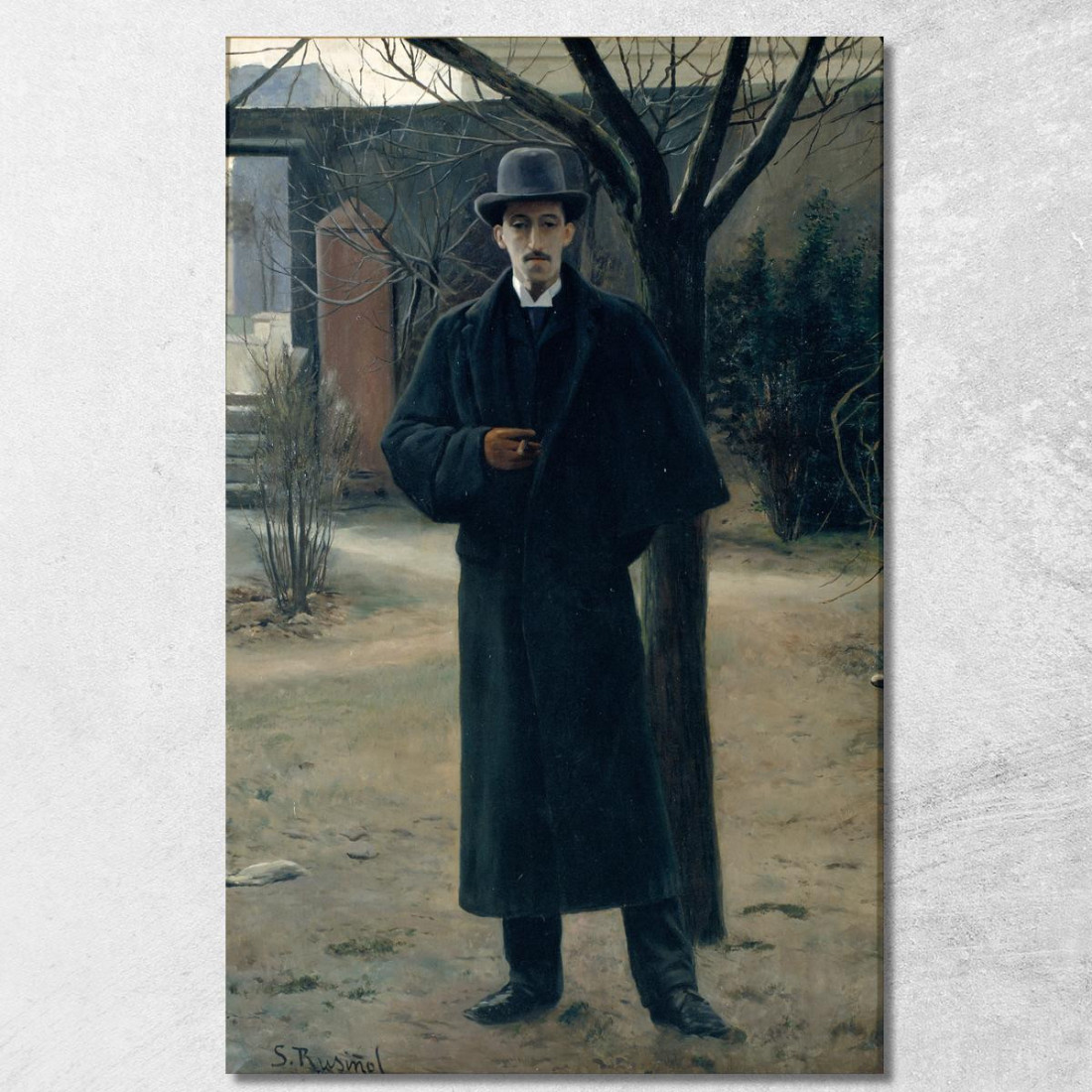 Ritratto Di Miquel Utrillo Santiago Rusiñol srs32 quadro stampato su tela Ritratto Di Miquel Utrillo Santiago Rusiñol srs32 quadro stampato su tela