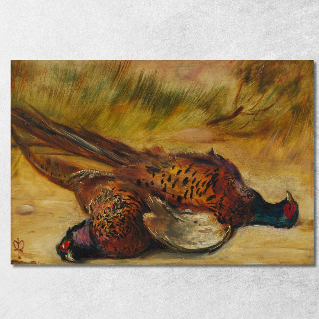 Fagiani Morti Sir John Everett Millais jem8 quadro stampato su tela Fagiani Morti Sir John Everett Millais jem8 quadro stampato su tela