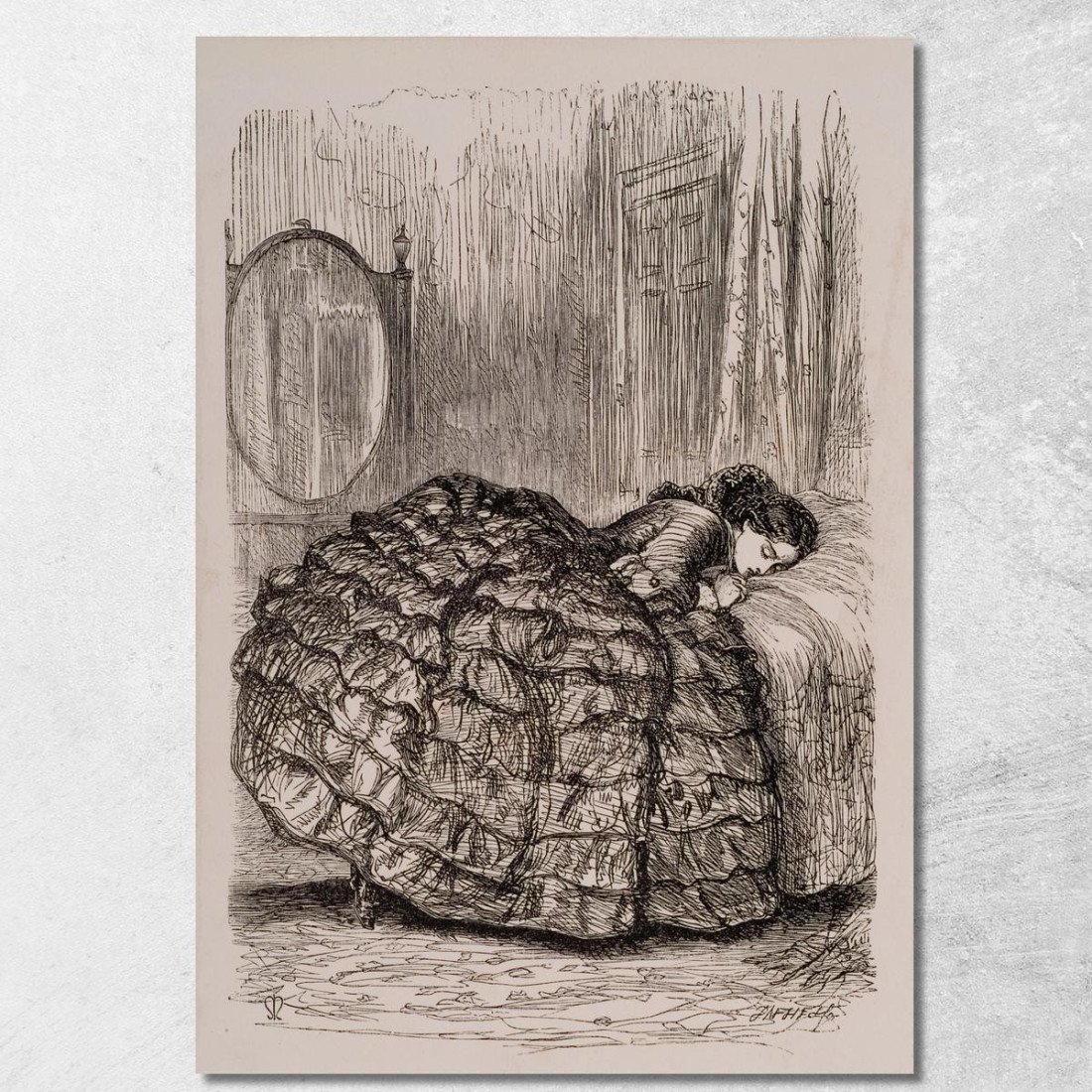 Framley Parsonage – Non Era Forse Una Menzogna? Sir John Everett Millais jem10 quadro stampato su tela Framley Parsonage – Non Era Forse Una Menzogna? Sir John Everett Millais jem10 quadro stampato su tela
