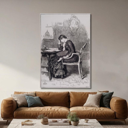 Tenuto All'Oscuro – Quando La Lettera Fu Completata Si Rese Conto Che Era Una Che Non Poteva Inviare Sir John Everett Millais j