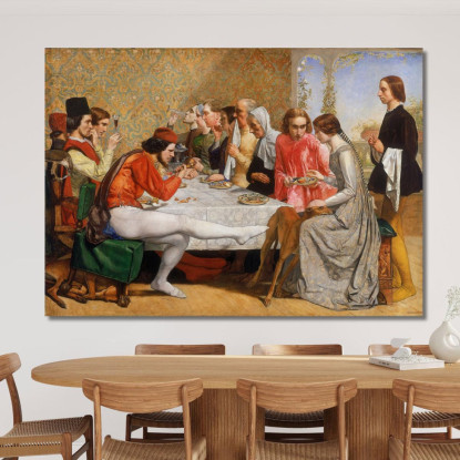 Lorenzo E Isabella Sir John Everett Millais jem17 quadro stampato su tela
