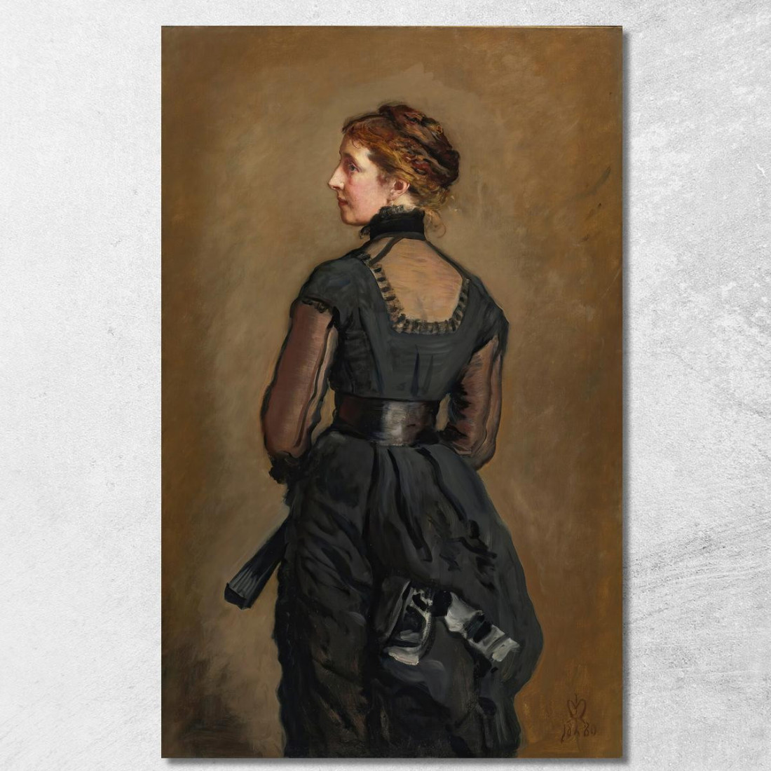Ritratto Di Kate Perugini Figlia Di Charles Dickens Sir John Everett Millais jem29 quadro stampato su tela Ritratto Di Kate Perugini Figlia Di Charles Dickens Sir John Everett Millais jem29 quadro stampato su tela