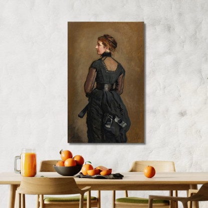 Ritratto Di Kate Perugini Figlia Di Charles Dickens Sir John Everett Millais jem29 quadro stampato su tela