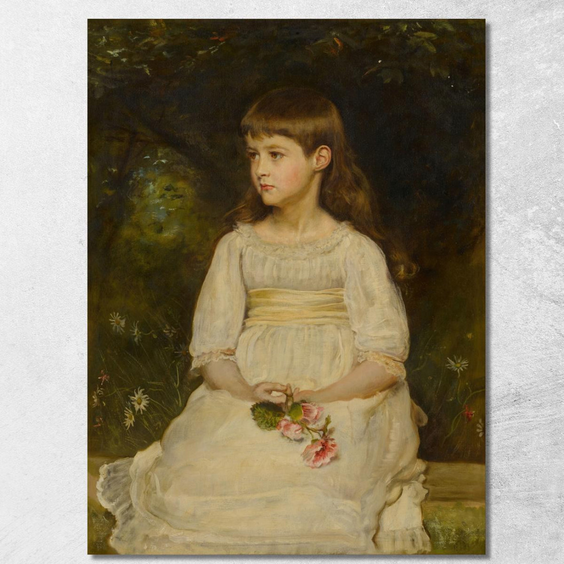 Ritratto Di Miss Scott Figlia Del Defunto Thomas Alexander Scott Di Filadelfia Sir John Everett Millais jem32 quadro stampato s Ritratto Di Miss Scott Figlia Del Defunto Thomas Alexander Scott Di Filadelfia Sir John Everett Millais jem32 quadro stampato s