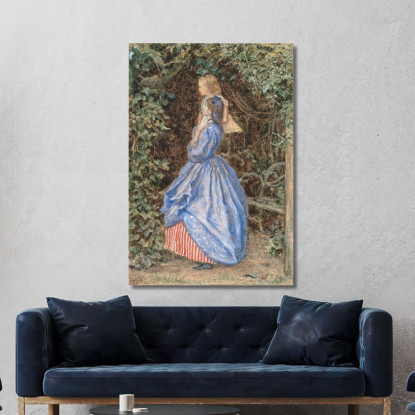 Primavera Sir John Everett Millais jem38 quadro stampato su tela