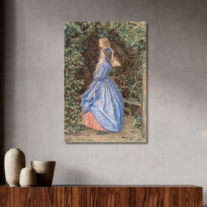 Primavera Sir John Everett Millais jem38 quadro stampato su tela