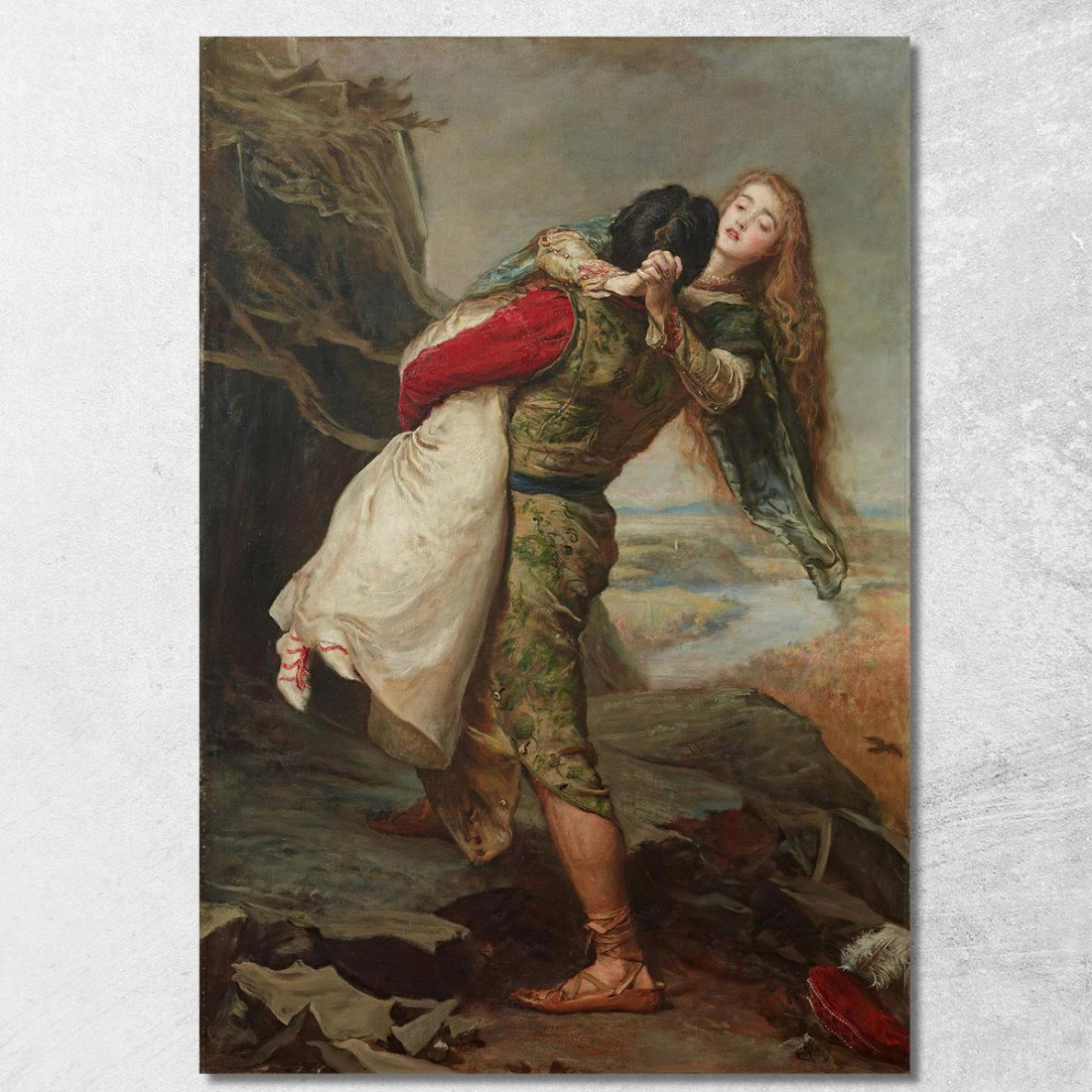 La Corona Dell'Amore Sir John Everett Millais jem50 quadro stampato su tela La Corona Dell'Amore Sir John Everett Millais jem50 quadro stampato su tela