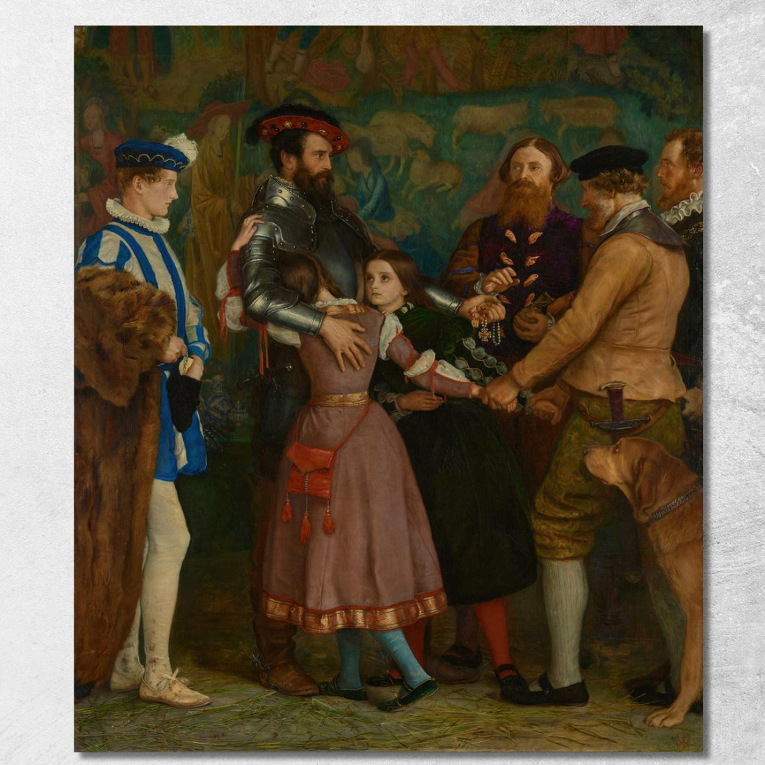 Il Riscatto Sir John Everett Millais jem55 quadro stampato su tela Il Riscatto Sir John Everett Millais jem55 quadro stampato su tela