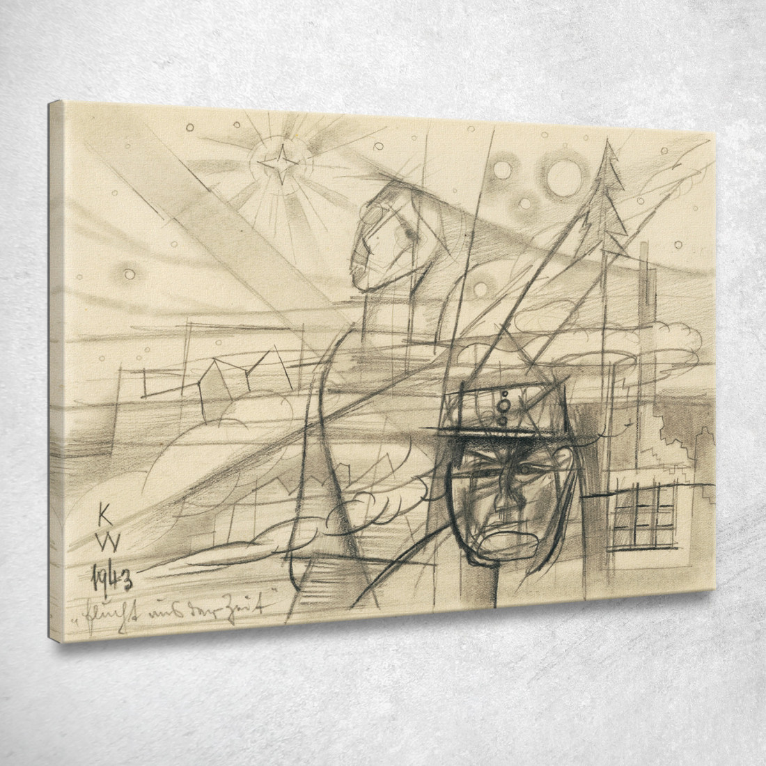 Fuga Dal Tempo Karl Wiener kwn190 quadro stampato su tela Fuga Dal Tempo Karl Wiener kwn190 quadro stampato su tela