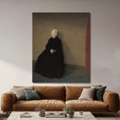 Una Vecchia Vilhelm Hammershøi vhm5 quadro stampato su tela