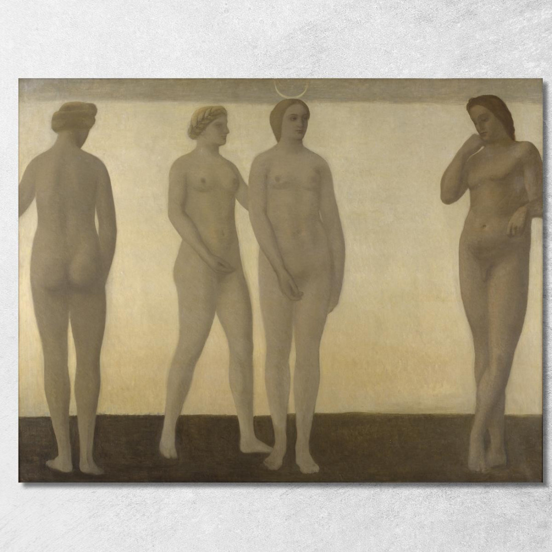 Artemide Vilhelm Hammershøi vhm6 quadro stampato su tela Artemide Vilhelm Hammershøi vhm6 quadro stampato su tela