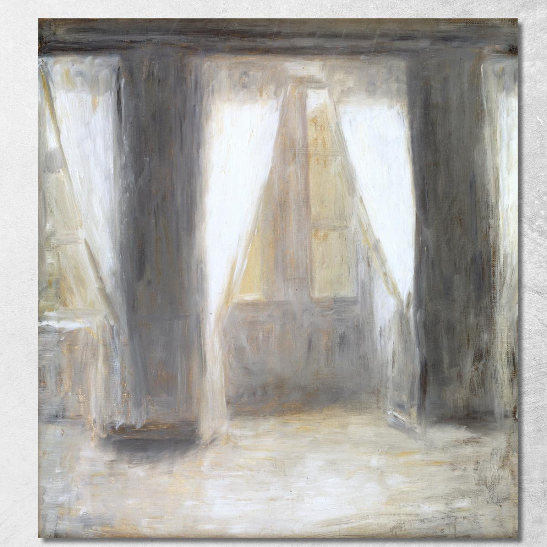 Il Soggiorno A Frederiksberg Allé Vilhelm Hammershøi vhm7 quadro stampato su tela Il Soggiorno A Frederiksberg Allé Vilhelm Hammershøi vhm7 quadro stampato su tela