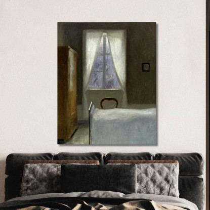 Interno 2 Vilhelm Hammershøi vhm22 quadro stampato su tela