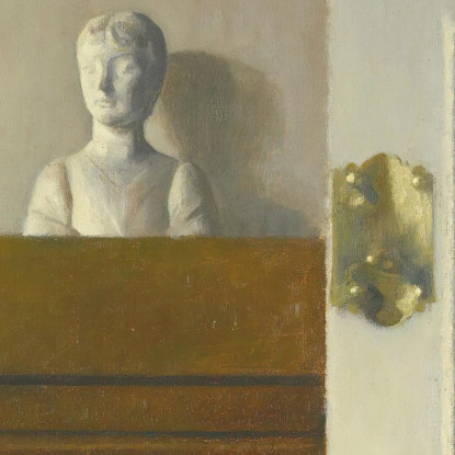 Interno Con Un Busto Vilhelm Hammershøi vhm24 quadro stampato su tela