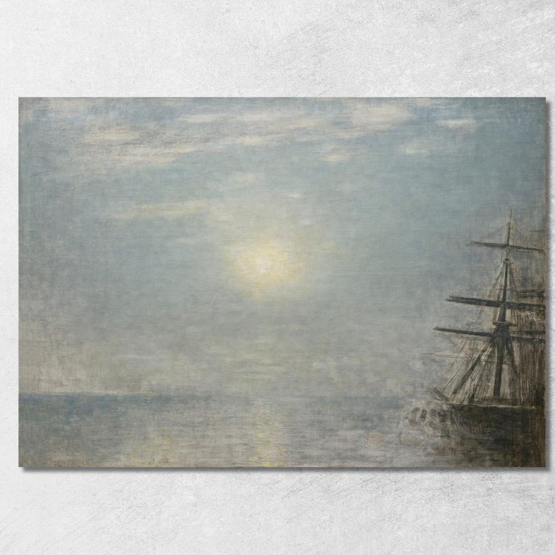 Sole Sul Mare Vilhelm Hammershøi vhm60 quadro stampato su tela Sole Sul Mare Vilhelm Hammershøi vhm60 quadro stampato su tela