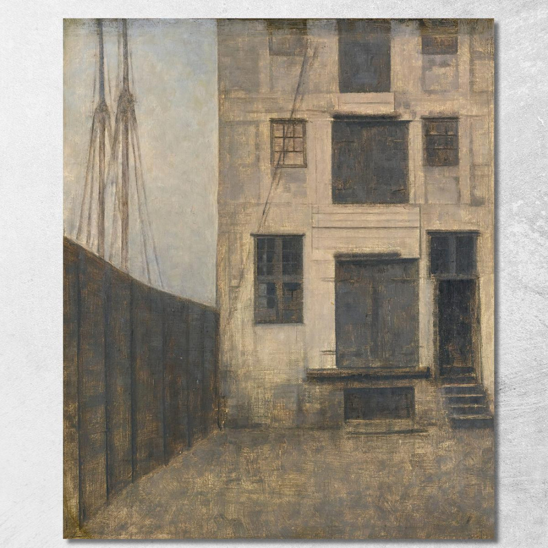 Il Vecchio Magazzino A Christianshavn Vilhelm Hammershøi vhm67 quadro stampato su tela Il Vecchio Magazzino A Christianshavn Vilhelm Hammershøi vhm67 quadro stampato su tela