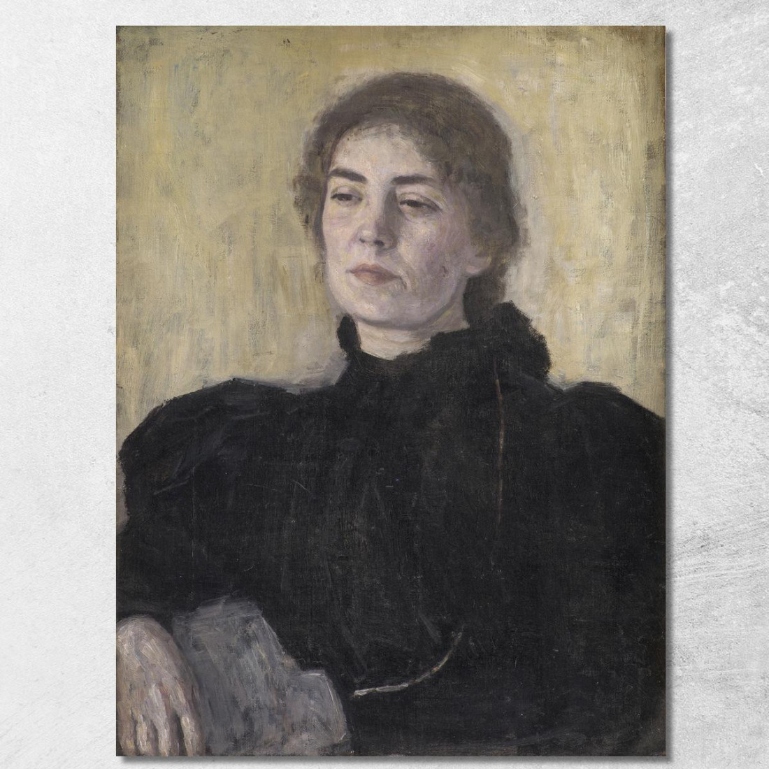 Thora Bendix Nata Anne Victoria Sundberg Vilhelm Hammershøi vhm68 quadro stampato su tela Thora Bendix Nata Anne Victoria Sundberg Vilhelm Hammershøi vhm68 quadro stampato su tela