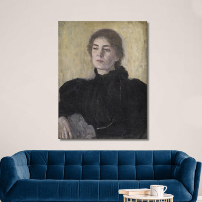 Thora Bendix Nata Anne Victoria Sundberg Vilhelm Hammershøi vhm68 quadro stampato su tela